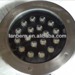 12v 24v High Power decorating led outdoor light alibaba express single color or RGB 18*1W IP67 led underground light housing