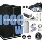 1000w Magnetic Ballast, Grow Tent, Duct Fan Carton Filter Ducting Ventilation and OG Grow Bulbs for Hydroponic Grow Light set up