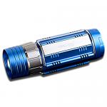 SS-3320 Big Lens Rotating Focusing Cree XPE R2 White and Blue LED Bulb 3x18650 Cells Batt Anodized Aluminum Fishing Light