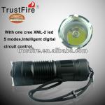 TrustFire wholesale A9-2 cree XML-2 LED 800 Lumens led torch rechargeable night light with CE