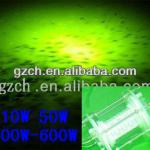 Deep drop led fishing light green underwater waterproof IP68 fishing lamp 10w 50w 100w 500w