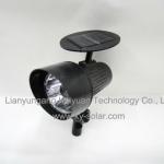 Black color solar LED spot light