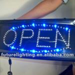 Led open sign advertising display-