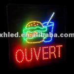 Waterproof outdoor using pixel rgb led moving sign-XH-056HP8D40ARGBZ