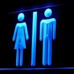 120028B Toilet Restroom Washroom Bathrooms Lounge Hand Dryer Sink LED Light Sign