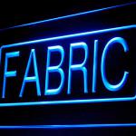 200029B Fabric Shop Retail Merchandise CrumpLED Textile Cloth LED Light Sign