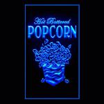 110273B Hot Buttered Popcorn Buckets Caramel Microwave Texture LED Light Sign