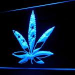 220027B Marijuana Hemp Leaf Us Flag Lifestyle Hero Hay For Sale LED Light Sign