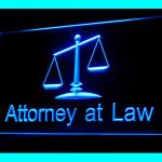 190157B Attorney At Law Open Shop Lure Criminal Personal Serious LED Light Sign