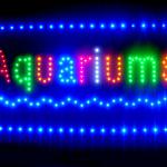 60040 Aquariums Aquatic life Marine Tropical Species Marvelous Habitat LED Sign