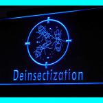 190147B Deinsectization Fire Red Ant Clear Solar Liquid Efficient LED Light Sign