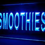 110076B Smoothies Fruit Juice Cafe Desserts Open Bar Blackberry LED Light Sign