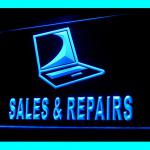 190097B Notebook Laptop Computer Sales Repairs Speedy Reliable LED Light Sign