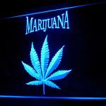 220041B Marijuana High Life Hemp Leaf Herbal Incense Drug Exhibit LED Light Sign