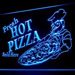 110150B Pizza Cafe Restaurant Gift Open Homemade Grill Display LED Light Sign