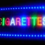 60016 Cheaper Smoking Smoker Lighter Tar Nicotine Addiction Cigarette LED Sign