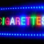 60016 Cheaper Smoking Smoker Lighter Tar Nicotine Addiction Cigarette LED Sign