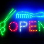 60029 Hair Cut Open Client VIP Welcome Barber Shop Therapy Waxing Care LED Sign