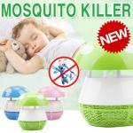 New Design Electric Inhaled Enviromental Mosquito Killer trap 6 LED night Lamp/ Dust