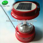 Solar lantern with radio and mobile phone charge