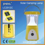 Mobile Charger with 12 LEDs Solar Camping Lamp with Rechargeable Emergency Function-LC2012C