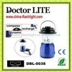 Multifunctional Rechargeable LED Lantern With Compass and Dynamo