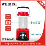Rechargeable Camping Light with Radio (WRS-1893)