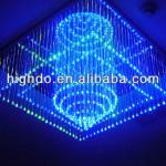 Customized lighting decoration design side glow or end glow with different diameter great LED fiber optic lighting!