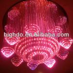 Customized lighting decoration design side glow or end glow with different diameter great LED fibre optic light!