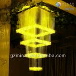 2012 Hot selling optical fiber hotel droplight in 8 colors