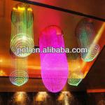 Fantastic Plastic Optic Fiber Light , Decorative fibre optic chandelier