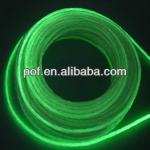 Flexible Outdoor side glow polymer fiber optic , Side Light Optic Fibre