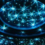 cystal decorated remote control star ceiling led fiber optic kit