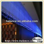 fibre optic sparkle curtain with 45W DMX RGB led light source for a doorway
