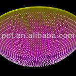 End emitting fiber optic lighting, fiber optic decoration