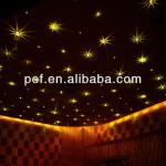 Fiber Optic Decoration , star ceiling fiber optic lighting , golden light
