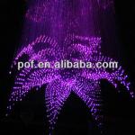 Flower Shape Plastic optical fiber pendant chandelier lighting lamp light