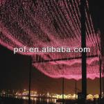 Plastic Optic LED outdoor ceiling light , changing crystal chandelier