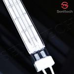 Energy saving short wave halogen quartz glass twin infrared lamp