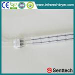 Energy saving infrared quartz glass halogen tube,white coated infrared quartz electric heating lamp