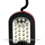 24+3 led work light /tent light with magnet and hook