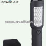 AM-7703A water proof heavy duty LED work lamp 28LED+1W torch