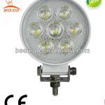 New round aluminum car LED offroad work lights lamp