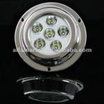 Surface Mount Marine underwater boat LED Light 6*3 W in RGB
