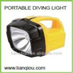 Cree LED super search portable diving light,portable waterproof light, SUPER bright spotlight