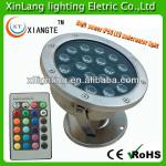 High power ip68 led underwater light 12/24v colorful with remote controller