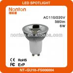 NEW design LED 6W GU10 COB anti-glare reflector