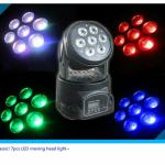 7pcs led moving head stage light LED mini light