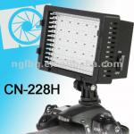 NanGuang CN-228H On camera LED video light with D-tap cord