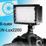 CN-Lux2200 Bi-color LED light LED on camera light video light for Canon 5D 7D 600D 550D
